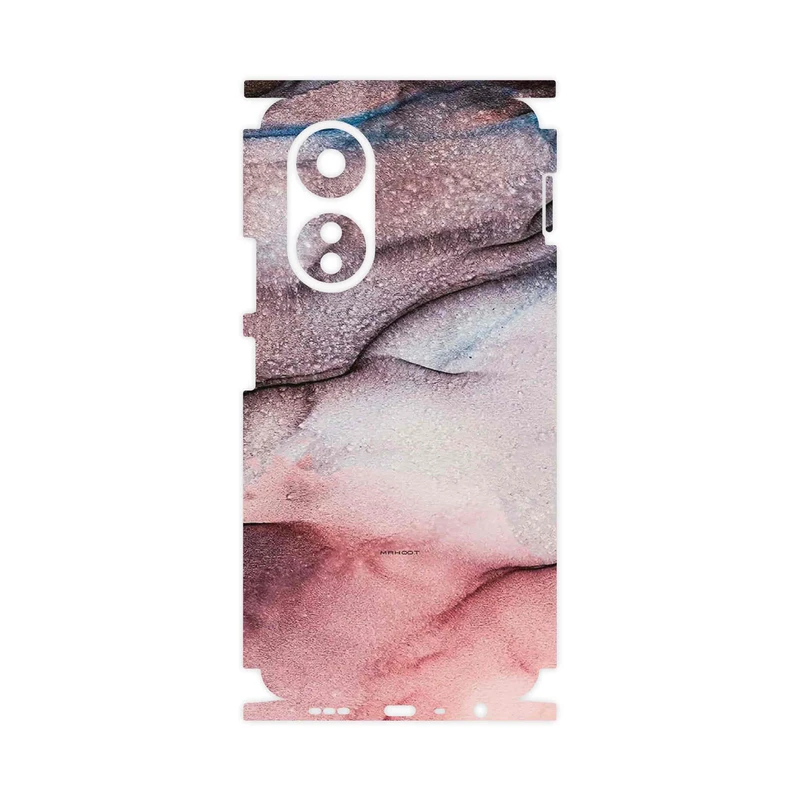 برچسب پوششی ماهوت مدل Smoky pink marble-FullSkin مناسب برای گوشی موبایل اپو A58 4G