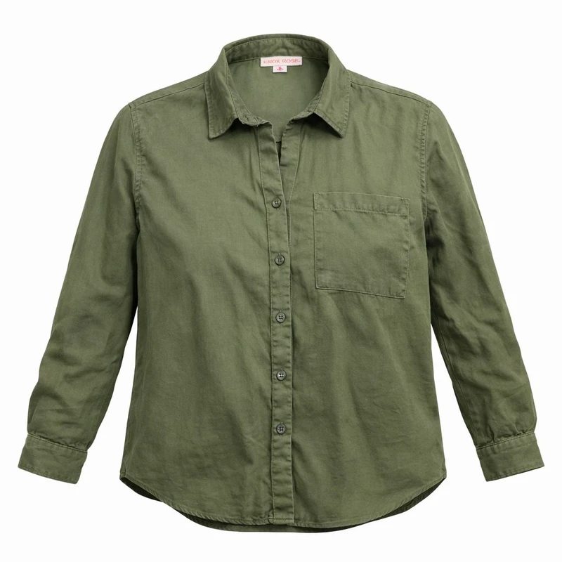 شومیز آستین بلند یقه برگردان زنانه مدل 8700