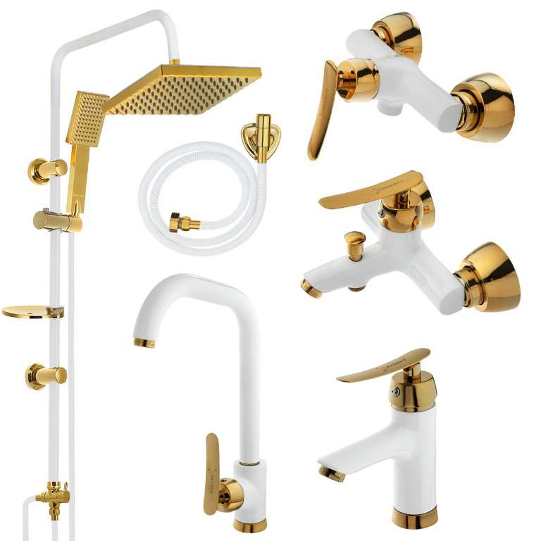 ست شیرآلات پرکاس مدل تنسو کد 02 مجموعه 6 عددی