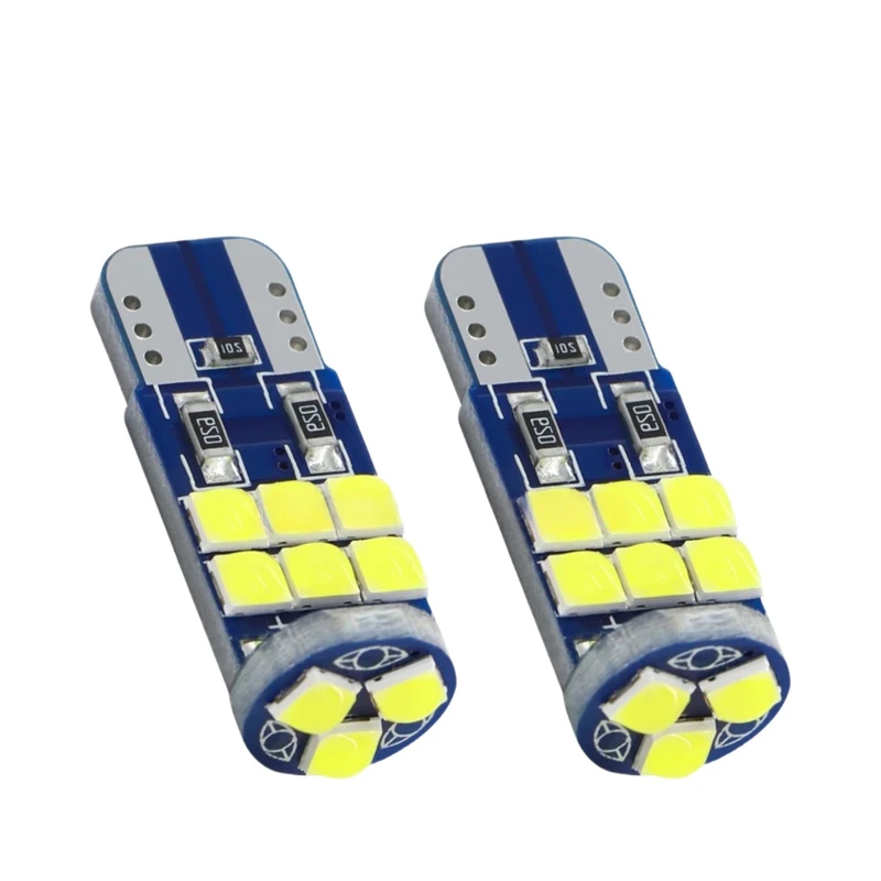 لامپ سکن خودرو اچ اف دی طرح 15smd کد 3030 بسته دو عددی