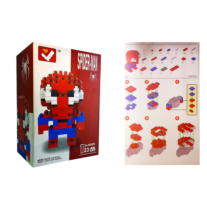 ساختنی مدل اسپایدرمن کد 123