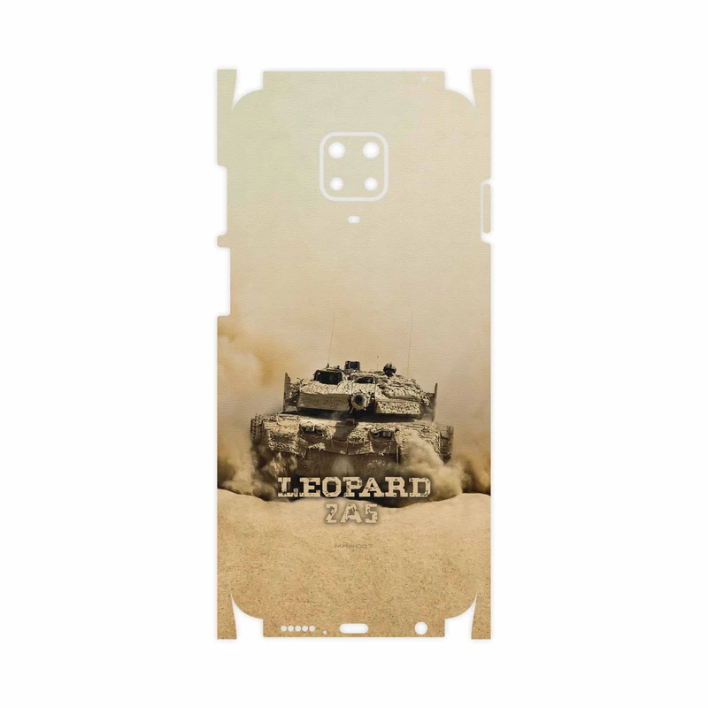 برچسب پوششی ماهوت مدل Leopard 2A5 tank-FullSkin مناسب برای گوشی موبایل شیائومی Redmi Note 9 Pro