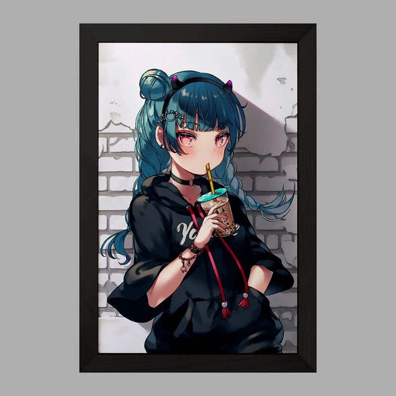 تابلو خندالو مدل یوشیکو انیمه لاو لایو Love Live  کد 18305