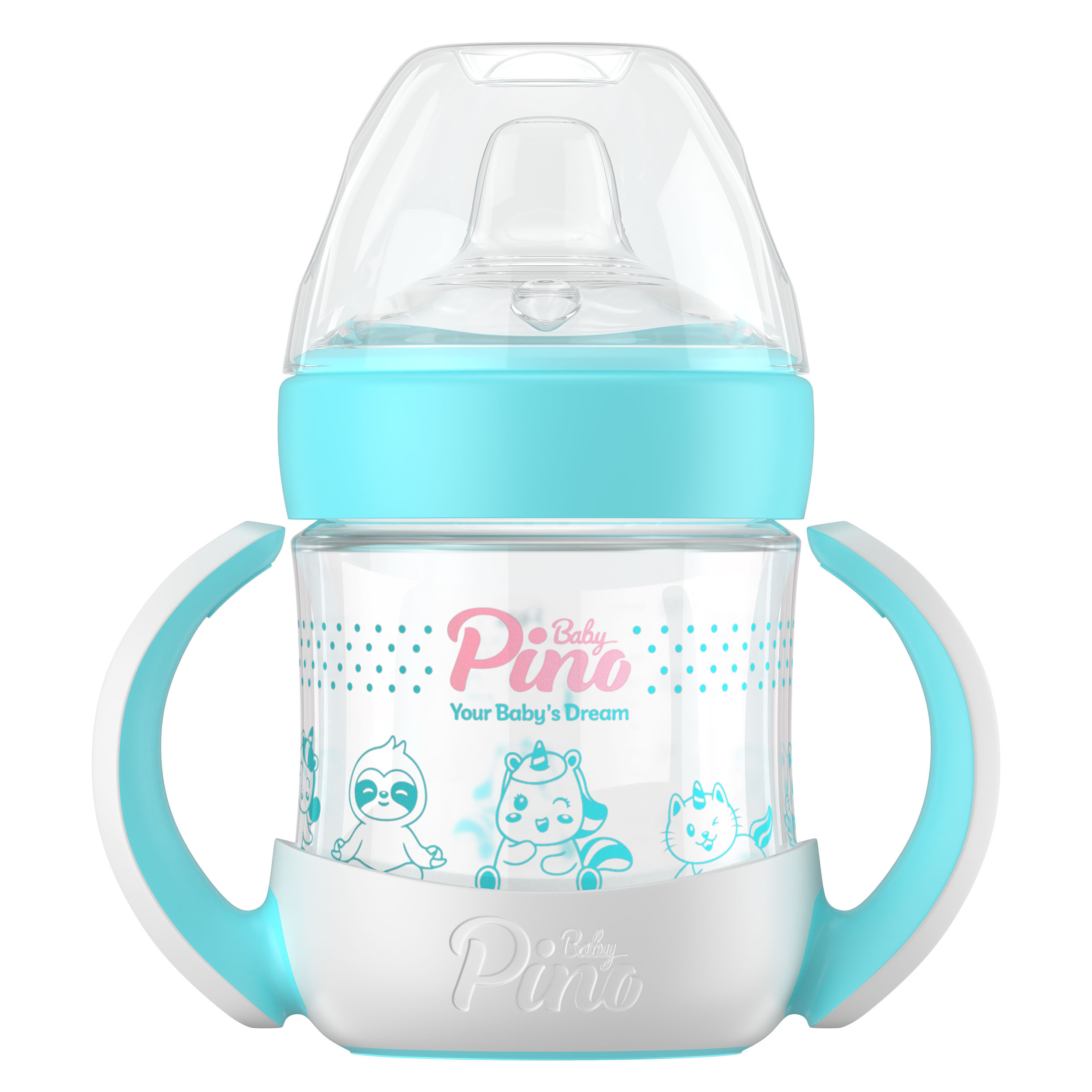 لیوان آموزشی کودک پینو بیبی مدل Natural sense حجم 150 میلی لیتر