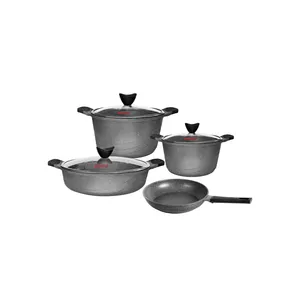 سرویس قابلمه و تابه گرانیتی 7 پارچه کاندید مدل نانسی