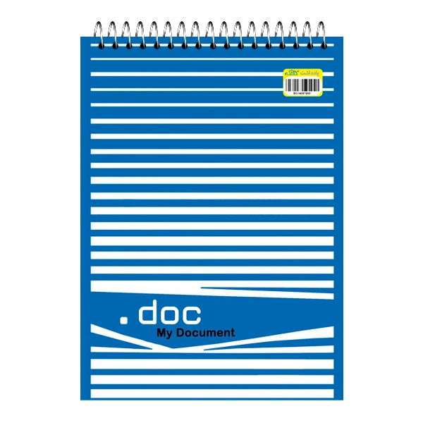 دفتر یادداشت کاغک طرح Microsoft Word کد 06