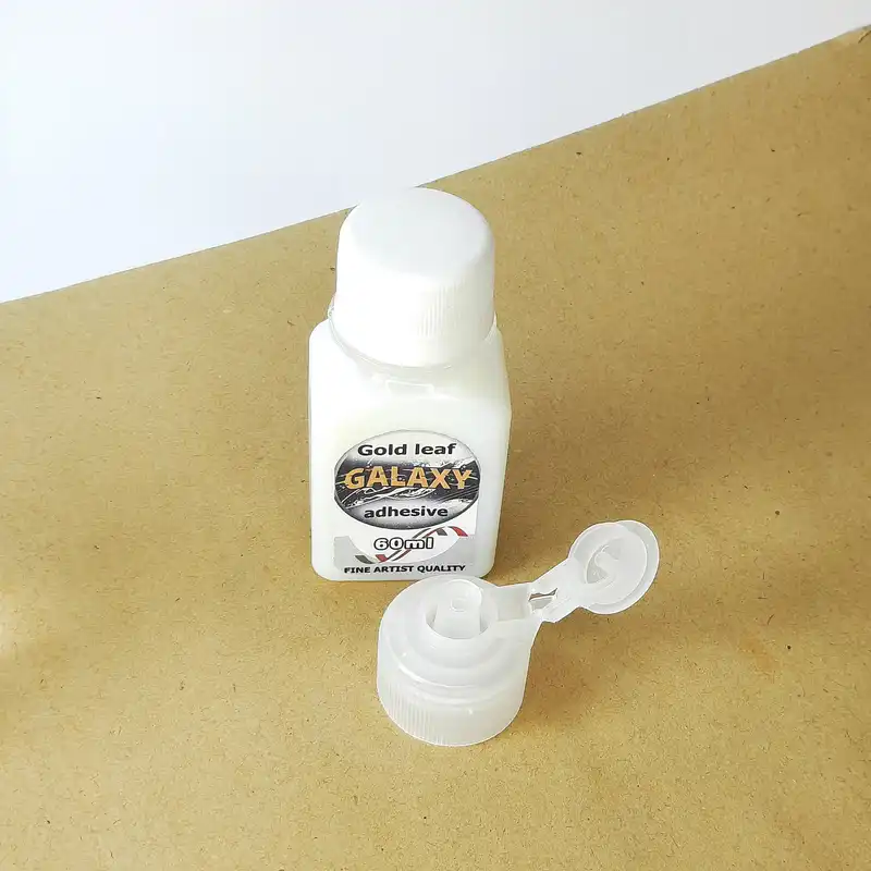 چسب ورق طلا گلکسی مدل6000 حجم 60 میلی لیتر به همراه قطره چکان