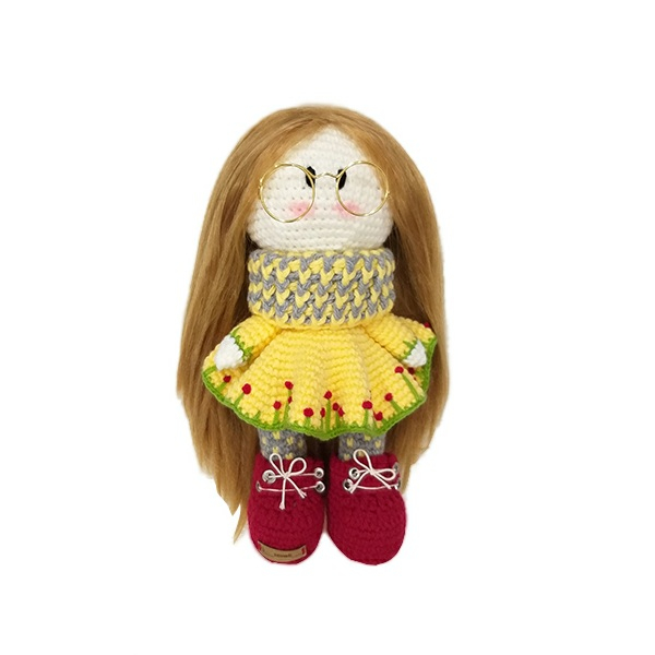 عروسک بافتنی مدل نبات