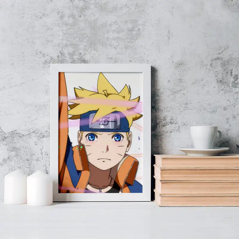 تابلو خندالو مدل ناروتو ازوماکی انیمه بوروتو کد 15721