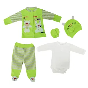 ست 5 تکه لباس نوزادی مدل Million 2022