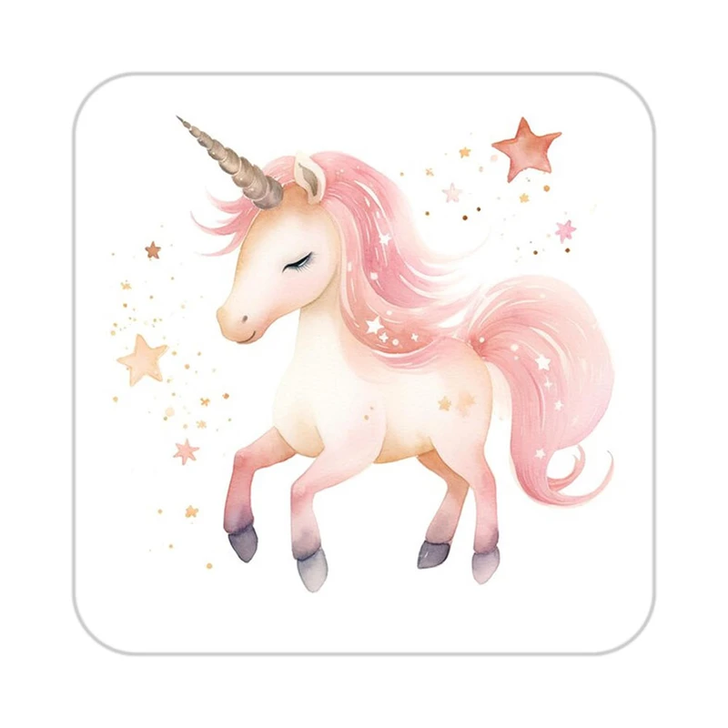 زیر لیوانی کاکتی طرح اسب تک شاخ و یونیکورن مدل mp32431