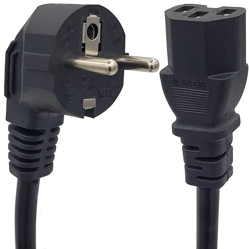 کابل برق سه پین منبع تغذیه کامپیوتر شارک مدل 3x1.0 طول 1.5 متر