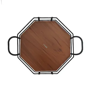 سینی دسته دار فیدار مدل octagonal سایز 30×30 سانتی متر