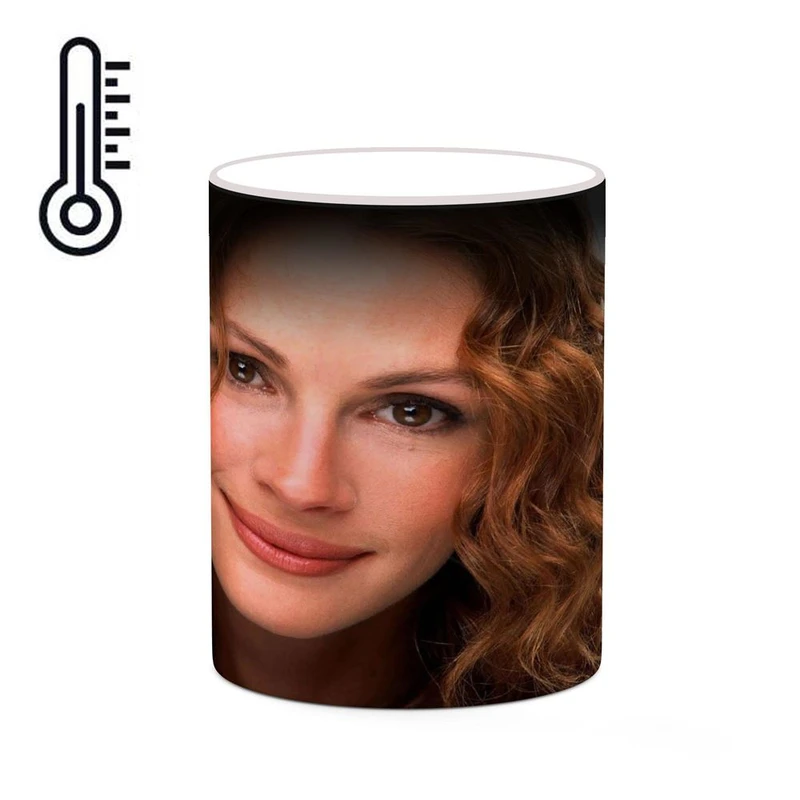 ماگ حرارتی کاکتی طرح جولیا رابرتس Julia Roberts مدل mgh26515