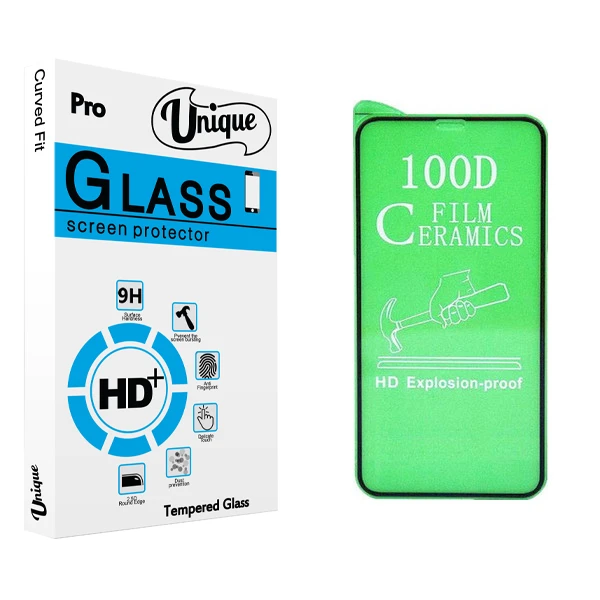 محافظ صفحه نمایش سرامیکی يونيک مدل +Clear مناسب برای گوشی موبایل سامسونگ Galaxy A51