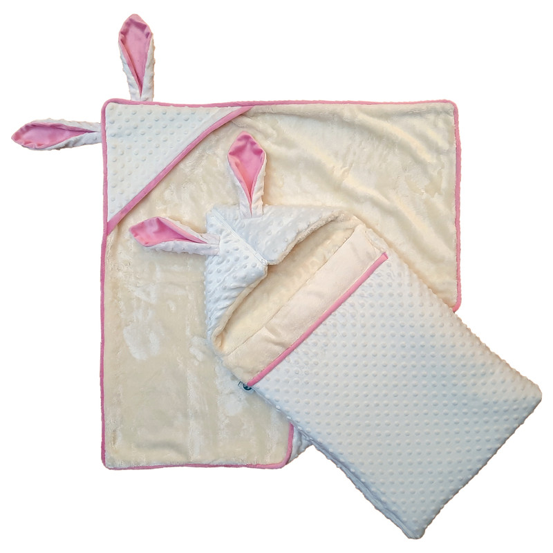 سرویس خواب نوزاد طرح حبابی مجموعه 2 عددی