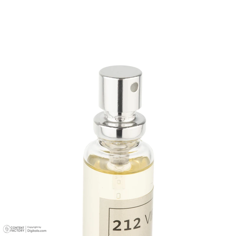 عطر جیبی مردانه صندل مدل 212vip با رایحه تند، تلخ، گرم، خوراکی، طبیعت، شرقی حجم 25 میلی‌لیتر