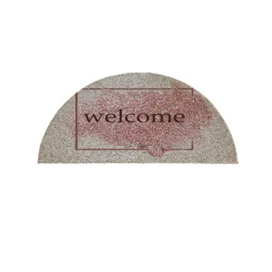 پادری مدل نیم دایره طرح Welcome کد 8504 سایز 90×45 سانتی متر