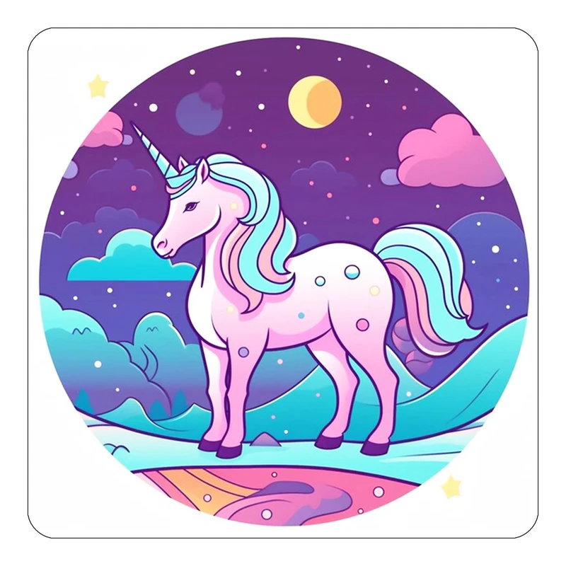 مگنت کاکتی طرح اسب تک شاخ و یونیکورن مدل mp32666