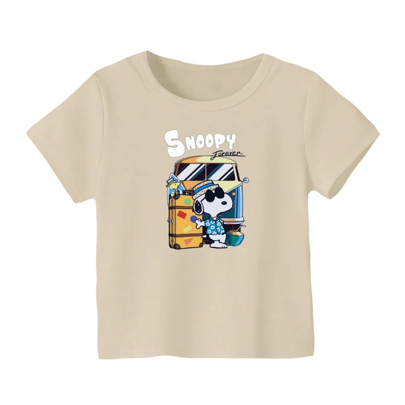 تی شرت آستین کوتاه بچگانه مدل اسنوپی کد ۵۰