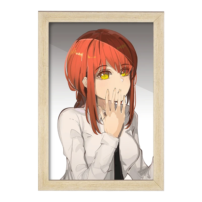 تابلو خندالو مدل ماکیما انیمه مرد اره ای Chainsaw Man  کد 17948