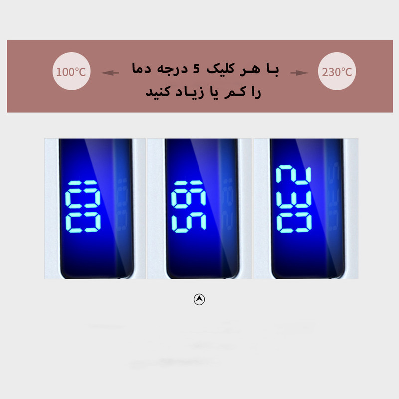 اتو و حالت دهنده ی مو شینون مدل SH-8772