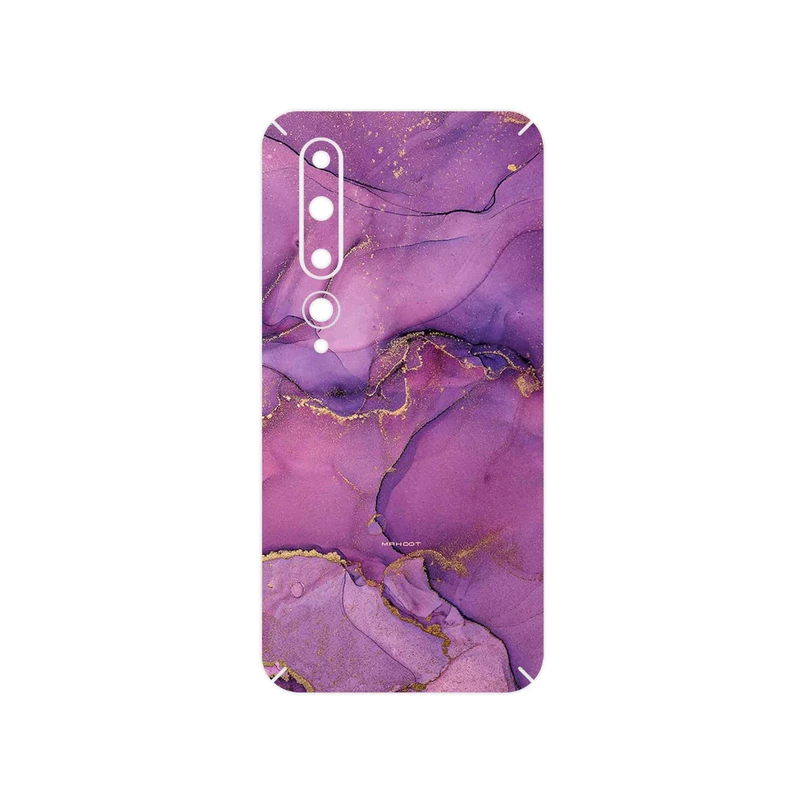 برچسب پوششی ماهوت مدل Purple Marble مناسب برای گوشی موبایل شیائومی Mi 10 5G