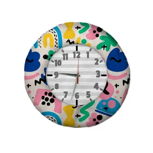 ساعت دیواری کودک شمسه نگار مدل فانتزی