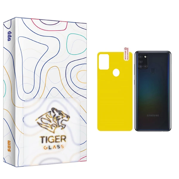محافظ پشت گوشی تایگر گلس مدل SAM مناسب برای گوشی موبایل سامسونگ Galaxy A21s