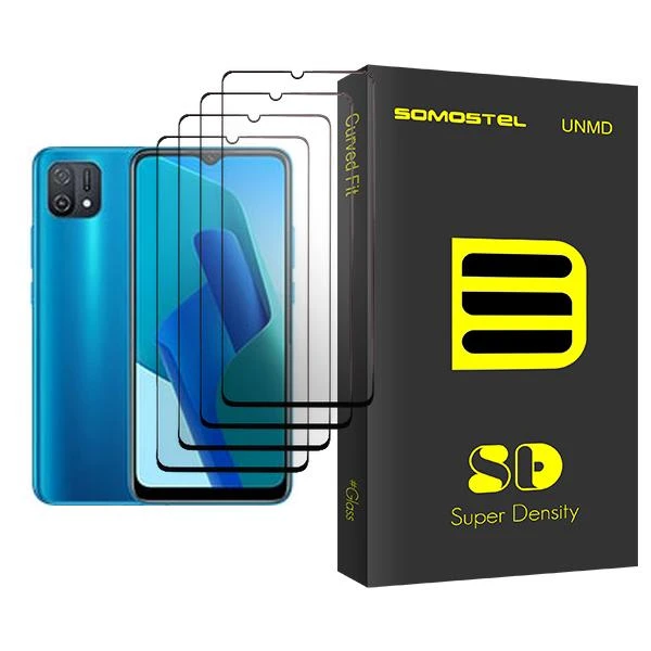 محافظ صفحه نمایش سوماستل مدل SD Glass MIX004 مناسب برای گوشی موبایل اوپو A16K بسته چهار عددی