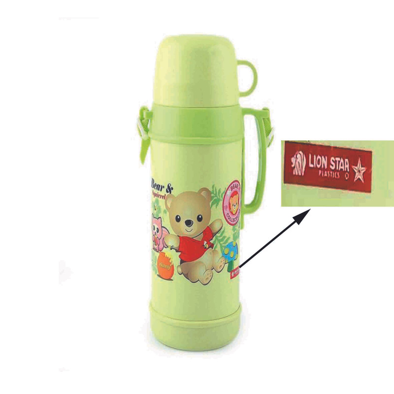 قمقمه کودک لیون استار مدل BEAR & squirrel حجم 0.55 لیتر