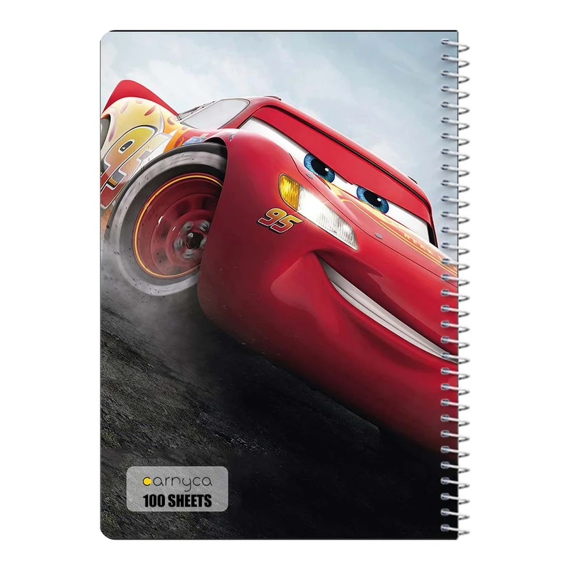دفتر مشق 100 برگ سیمی کارنیکا طرح ماشین ها Cars کد 59891
