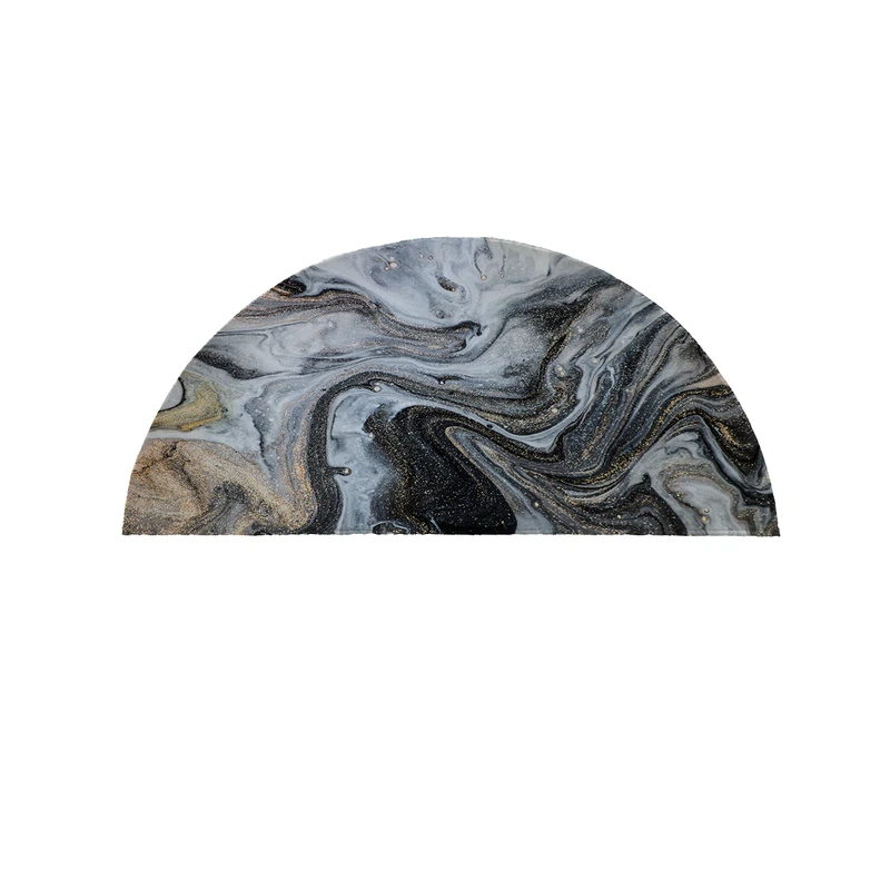 پادری مدل نیم دایره طرح سنگ کد 8491 سایز 90×45 سانتی متر