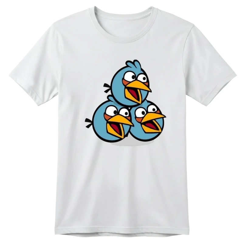 تی‌شرت آستین کوتاه بچگانه مدل انگری بردز کد v2 