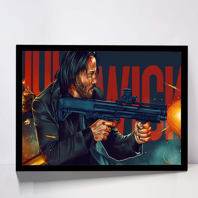 تابلو مدل john wick کد F-13019