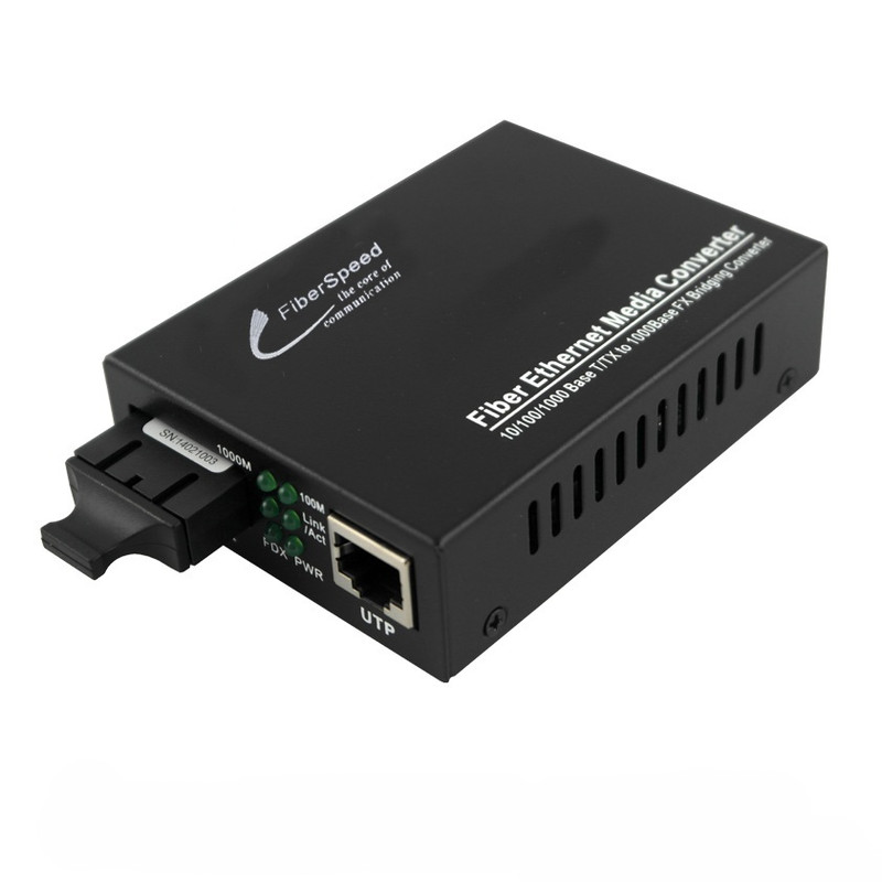 مبدل فیبر نوری فایبر اسپید مدل SM-DX-20KM