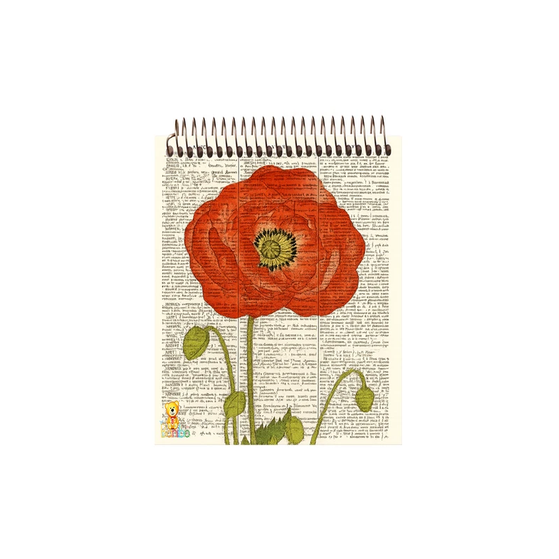 دفترچه نقاشی 50 برگ بانیبو مدل گل کد 2757