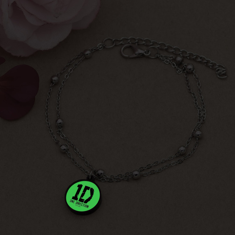 پابند زنانه ناکسیگو مدل شب تاب طرح One Direction کد LB7457