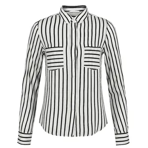 شومیز آستین بلند یقه برگردان زنانه تالی وایل مدل T-307