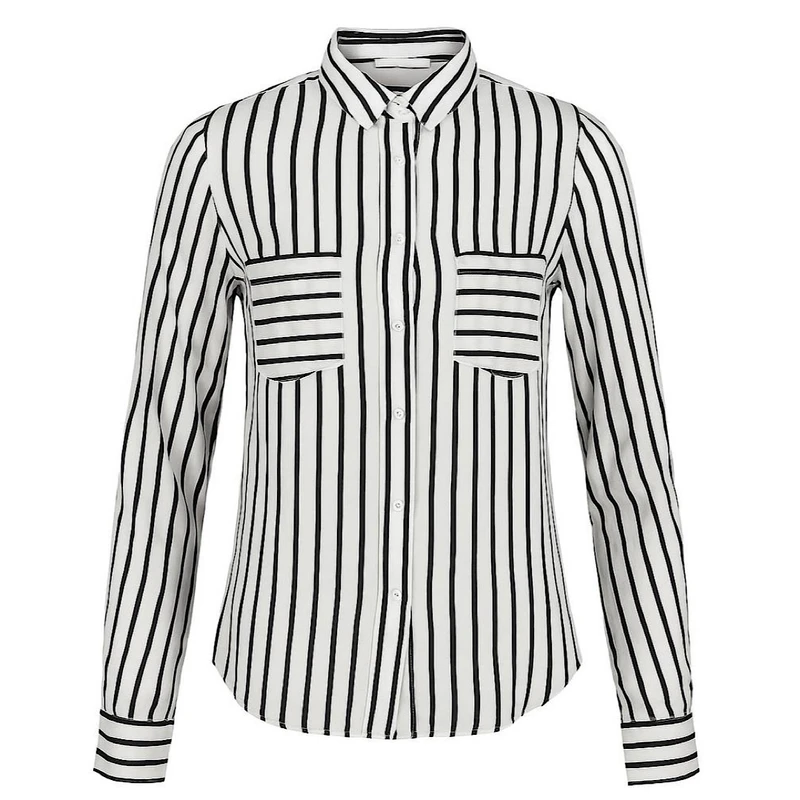 شومیز آستین بلند یقه برگردان زنانه تالی وایل مدل T-307