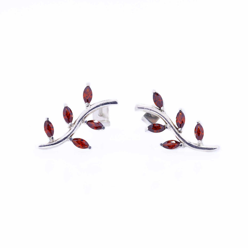 گوشواره نقره زنانه مدل E0107