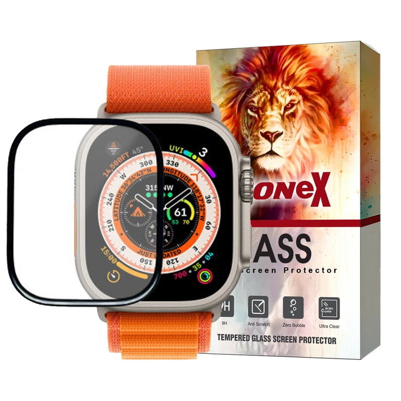  محافظ صفحه نمایش نانو لایونکس مدل PMMAWL مناسب برای اپل واچ سری اولترا  49 میلی متر 