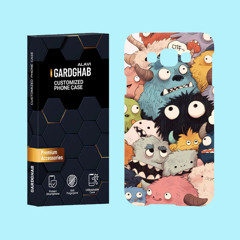 کاور گارد قاب علوی مدل کارتنی و انیمه مناسب برای گوشی موبایل سامسونگ Galaxy E7 2015