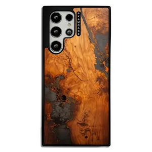 AKAM AMC-WSGS22U-WOOD-15 Cover For Samsung Galaxy S22 Ultra