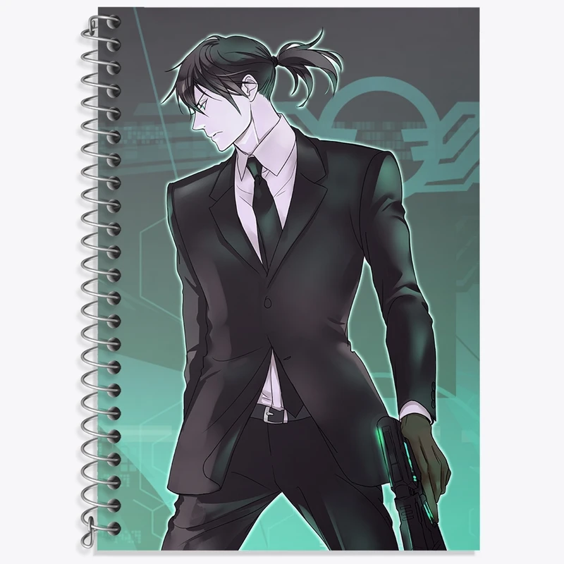 دفتر زبان 50 برگ خندالو مدل سه خط طرح نوبوچیکا انیمه روان گذر کد 33750