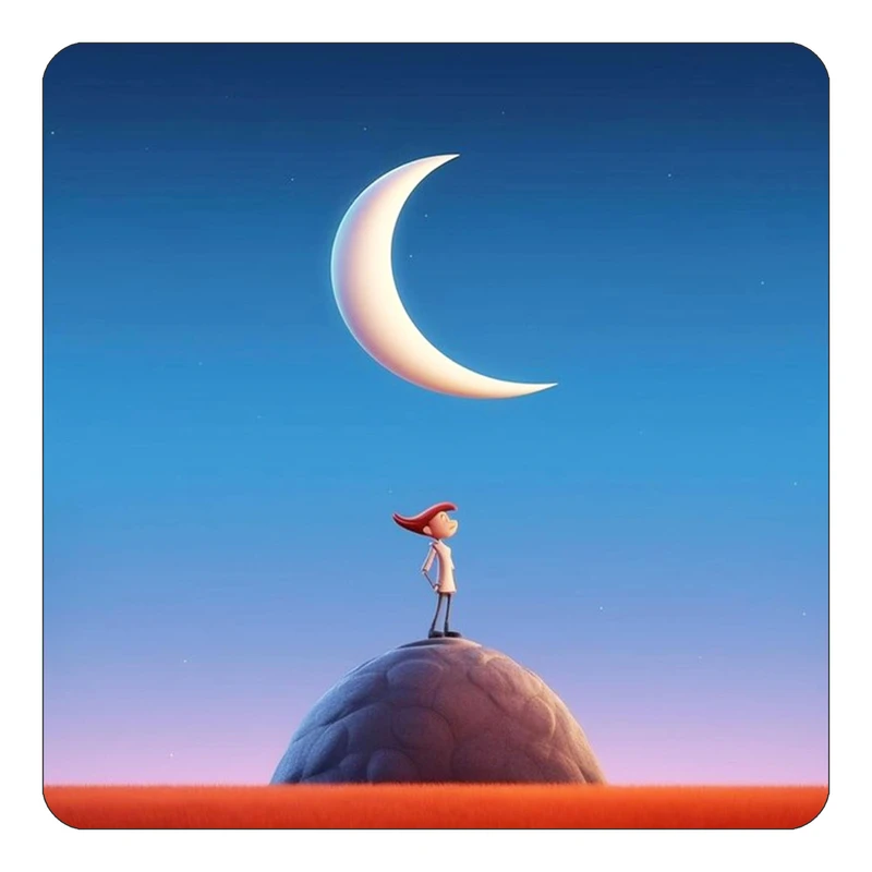 مگنت کاکتی طرح ماه و ستاره مدل mp51746