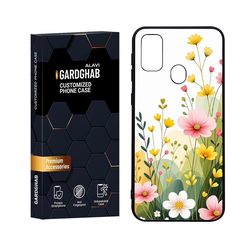 کاور گارد قاب علوی مدل Glass مناسب برای گوشی موبایل سامسونگ Galaxy M30S