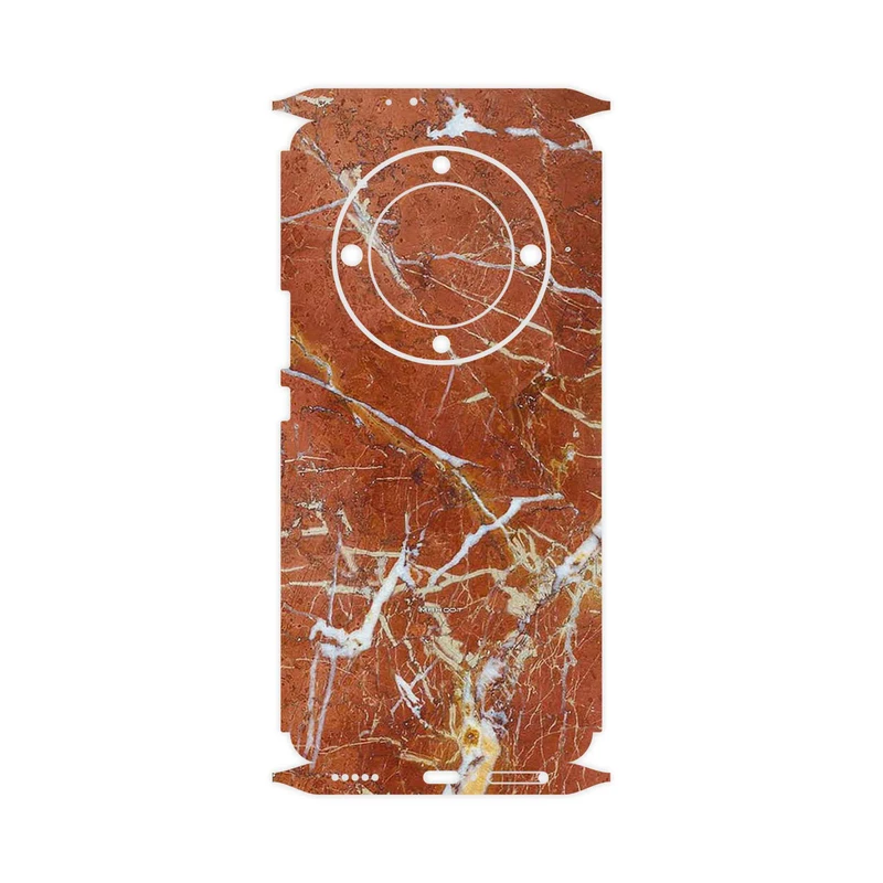 برچسب پوششی ماهوت مدل Red Marble-FullSkin مناسب برای گوشی موبایل آنر X9a