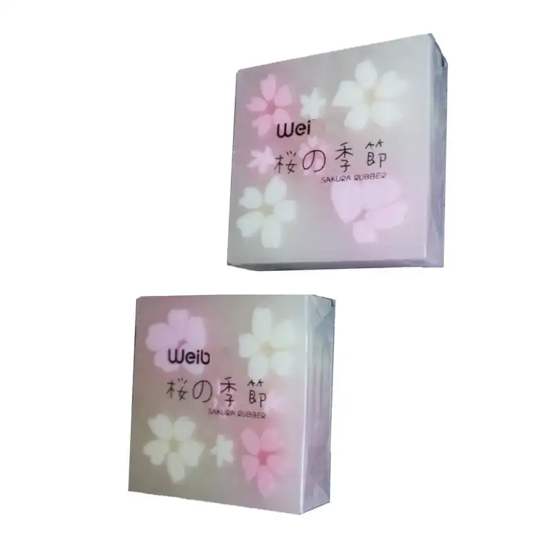 پاک کن مدل مغزدار ژله ای شکوفه بسته 2 عددی