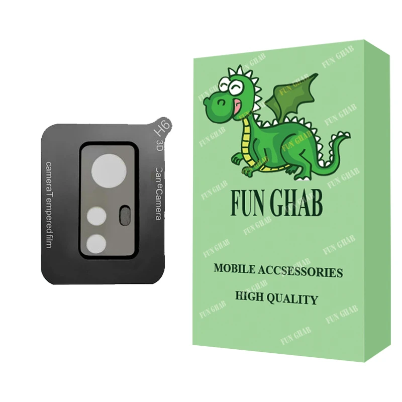 محافظ لنز دوربین فان قاب مدل 3D مناسب برای گوشی موبایل شیائومی Redmi Note 12S